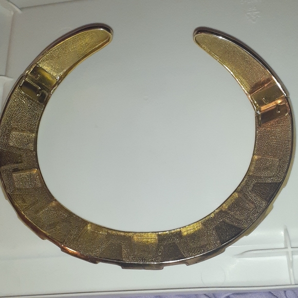 🥳SOLD VTG Egyptian Style Choker Necklace - Picture 6 of 6